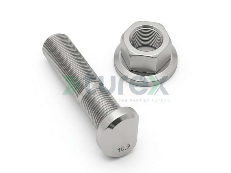 Wheel Stud with Nut (Rear)