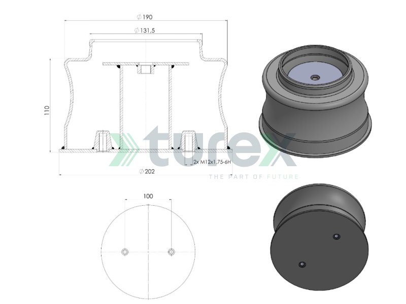 Isuzu Air Spring Lower Piston