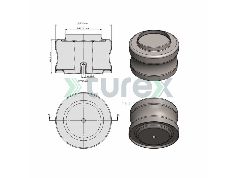 Air Spring Lower Piston
