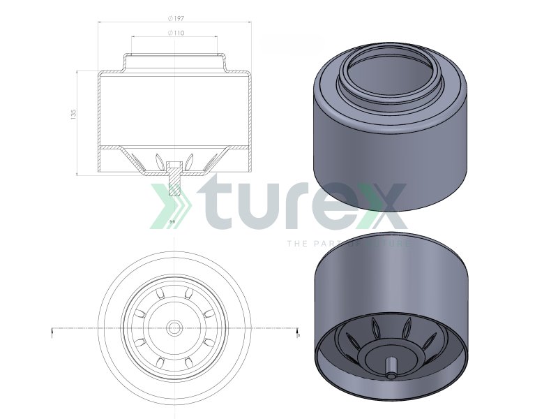 Volvo Air Spring Piston