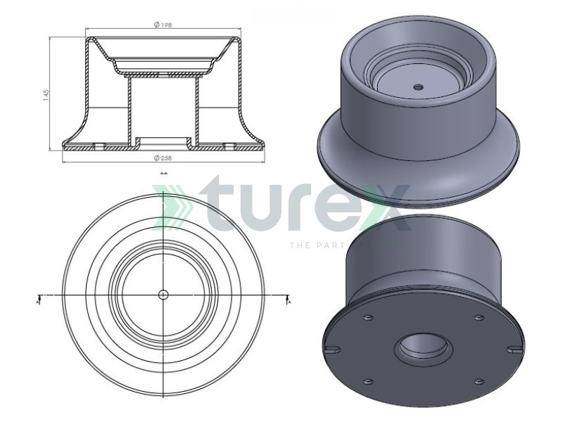 Air Spring Lower Piston