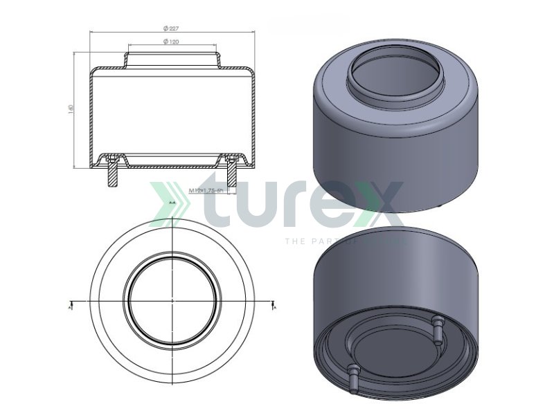 Air Spring Lower Piston