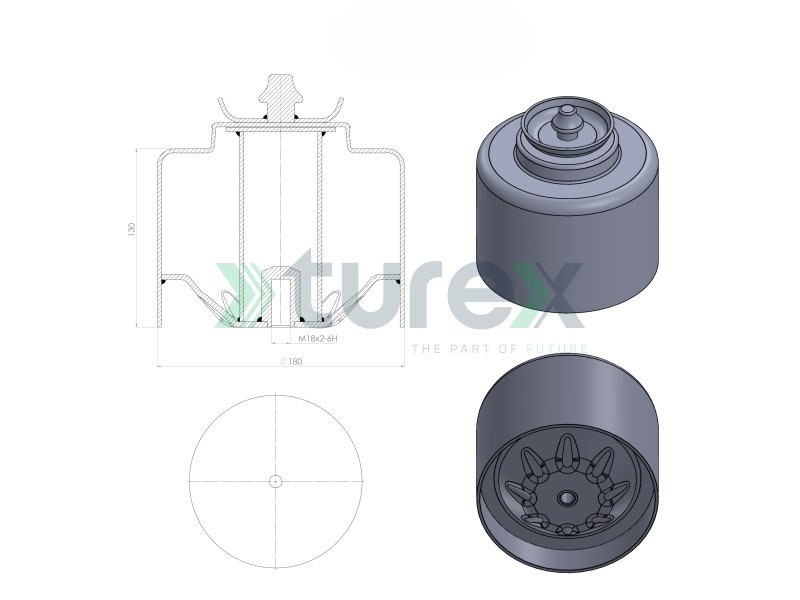 882 Air Spring Piston