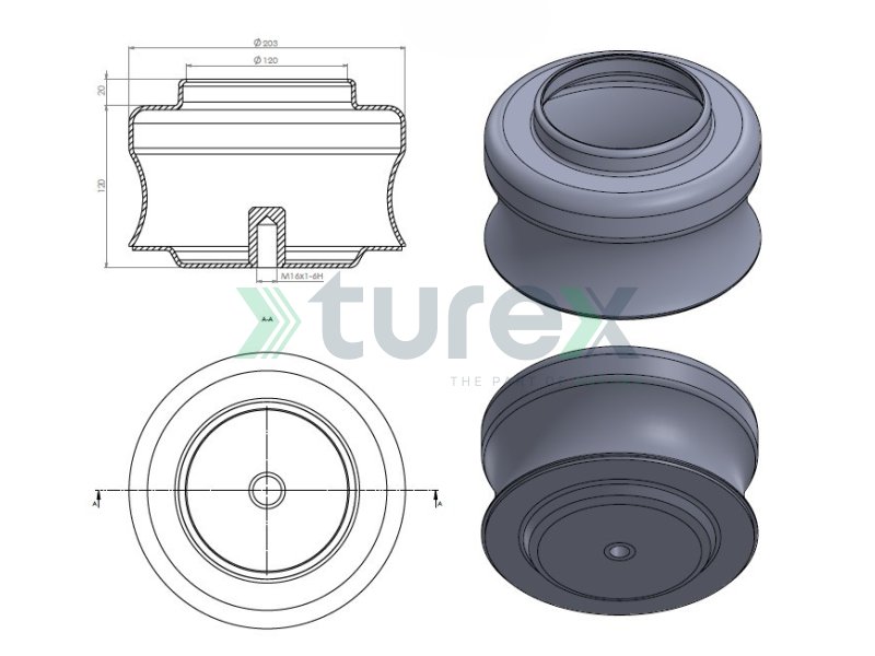 Mercedes Air Spring Piston