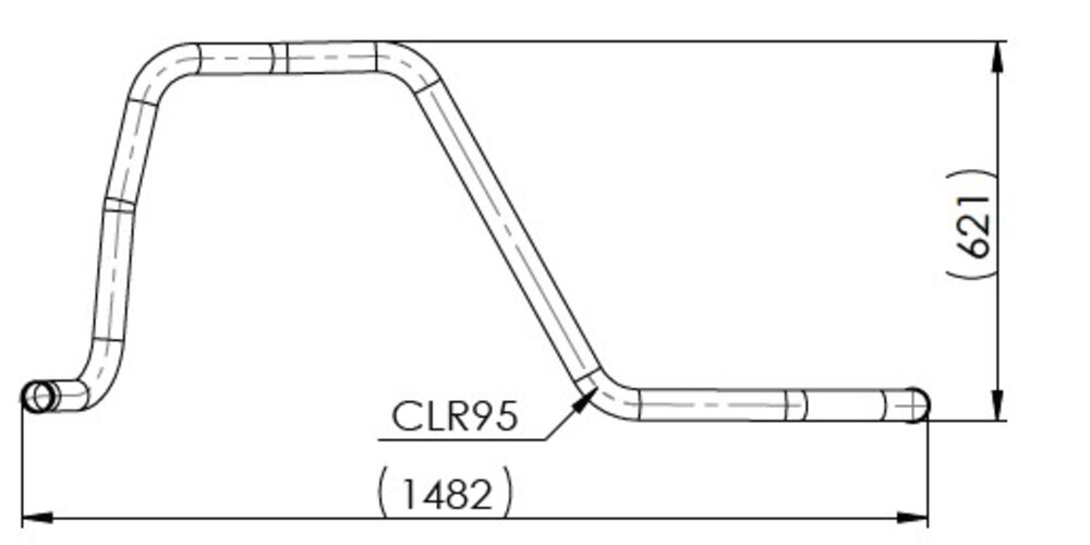 Retarder Water Cooling Pipe (Transmission-Feed) Daf XF95