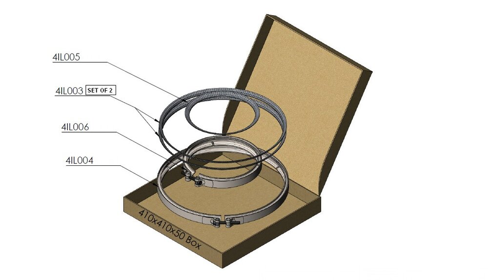 Exhaust Clamp and Gasket Set Man Euro 6