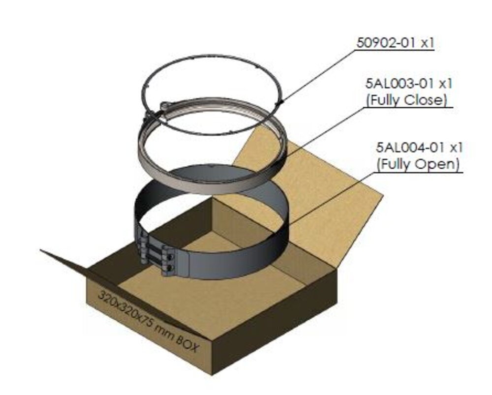 DPF Clamp Set Mercedes Euro 6