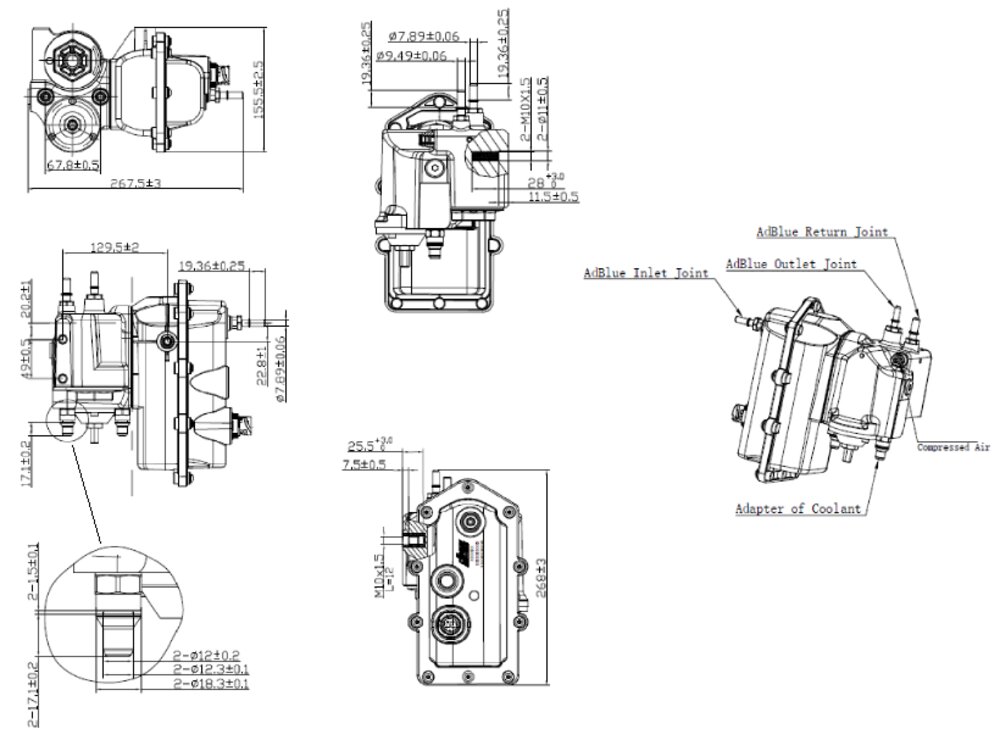 AdBlue Pump Axor, Actros
