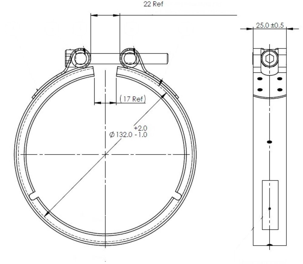Exhaust Clamp (Silencer) Scania