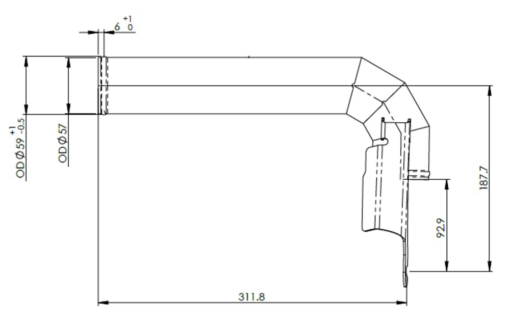 Retarder Water Pipe Scania GRS905