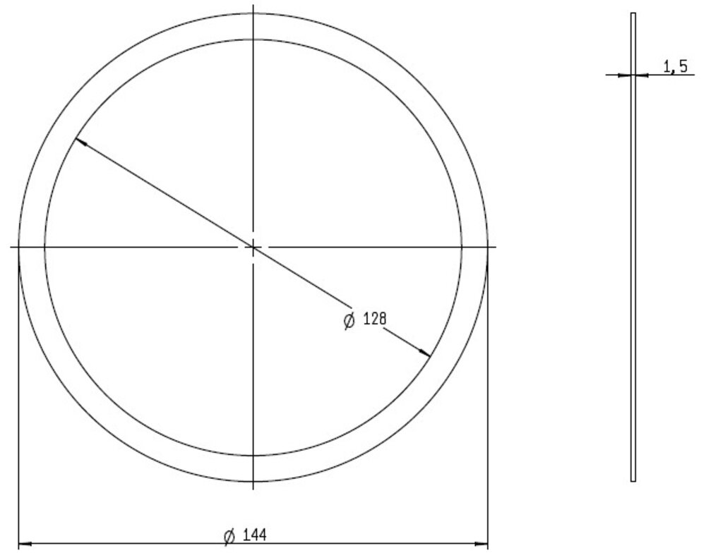 Exhaust Pipe Gasket Volvo, Renault