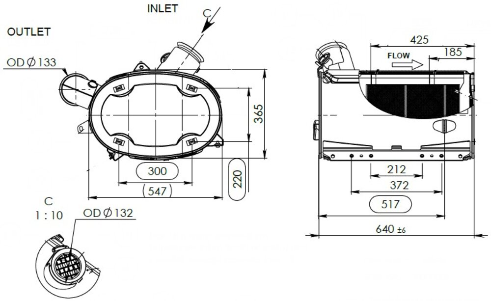 Muffler Volvo Euro 5
