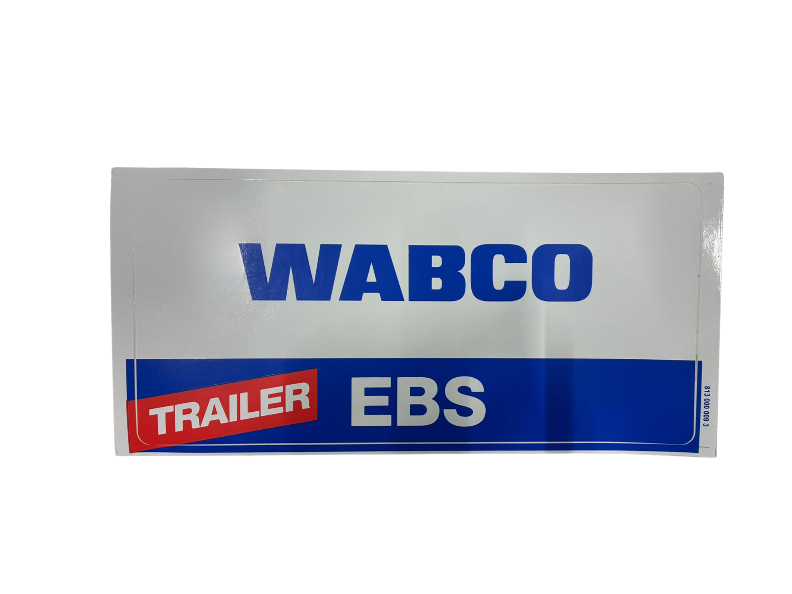 Adhesive Label EBS Text