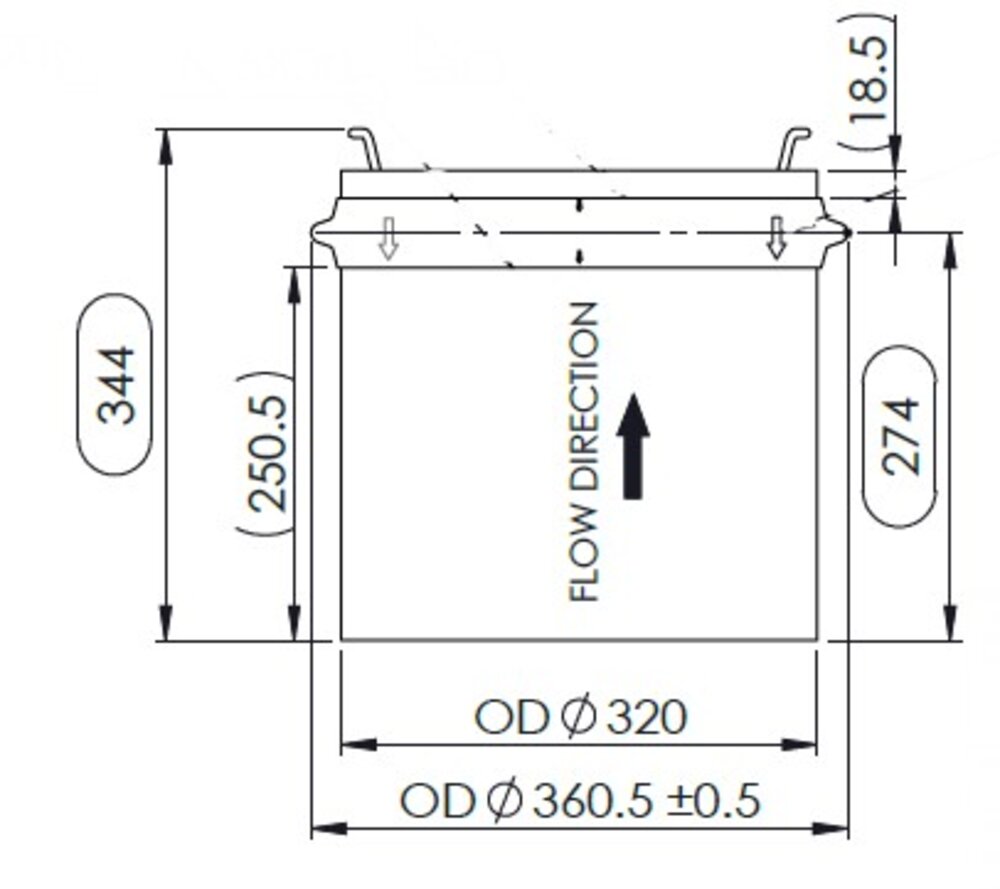 Diesel Particulate Filter Volvo FH4, FM4 Euro 6